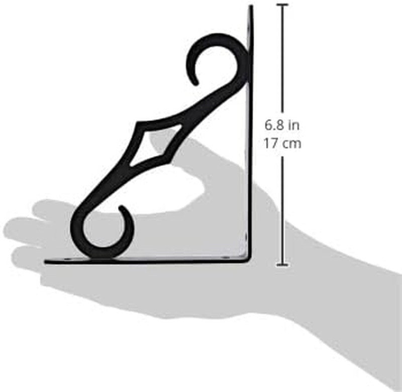 Decorative Shelf Bracket , Black gallery