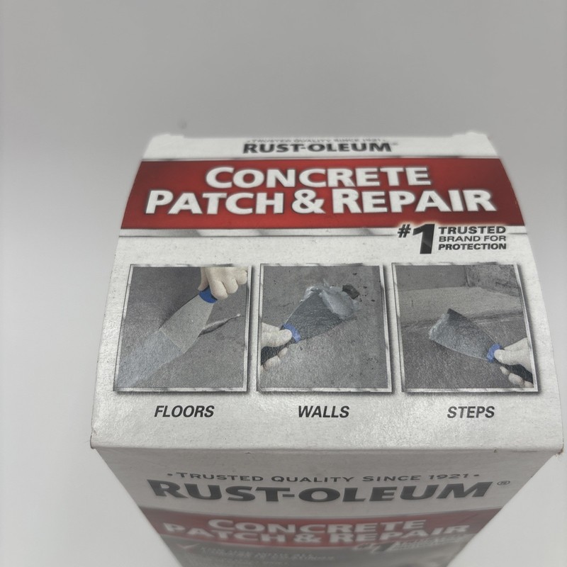 Rust-Oleum Concrete Patch and Repair 24 oz. Kit Gray Paintable 8 Hours 301012 gallery
