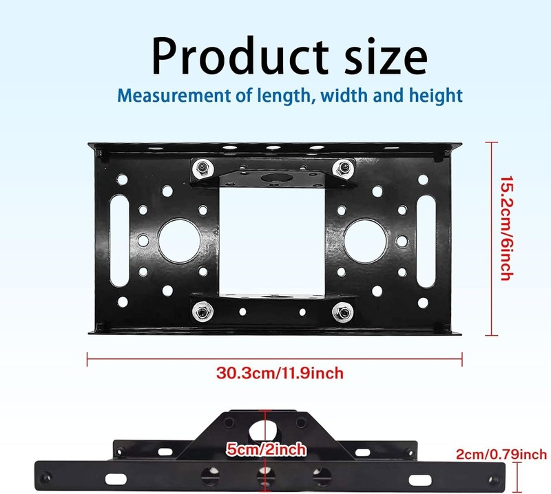 Mailboxes Adapter Plate 4X 4 replacment with 7540B-10 Mounting Board Black gallery