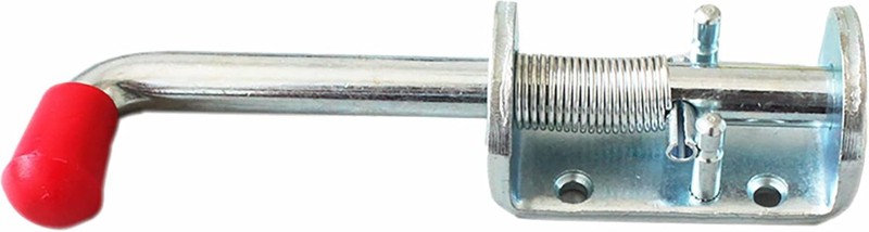 2 Pcs Trailer Spring Latch Pin, 1/2 inch Barrel Bolt Spring Loaded Silver Lat... gallery