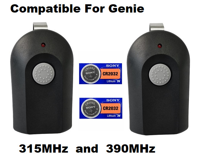 2 For Genie Intellicode Model ACSCTG Type 1 Garage Door Opener Remote Control