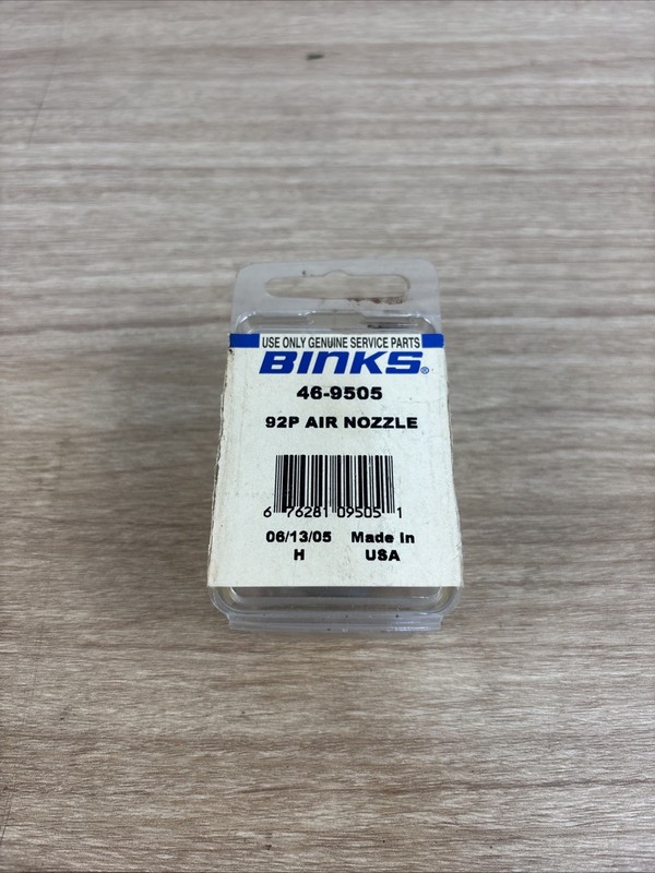 Genuine Binks # 92P 46-9505 HVLP Air Cap Fits Mach 1 M1-G Sl Fl Spray Gun