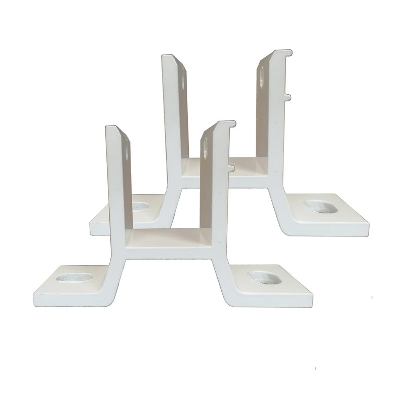 ALEKO Wall Mounting White Brackets for Retractable Awnings Lot of 2, 2 Pack gallery