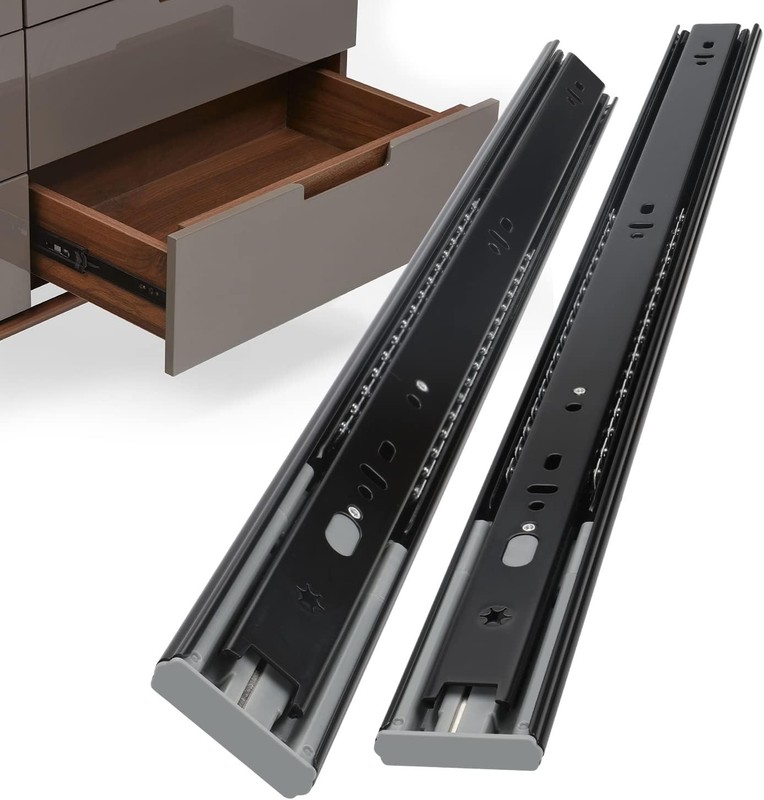 Drawer Slides 22 Inch Side Mount Soft Close Heavy Duty Ball Bearing Pack of 20 gallery
