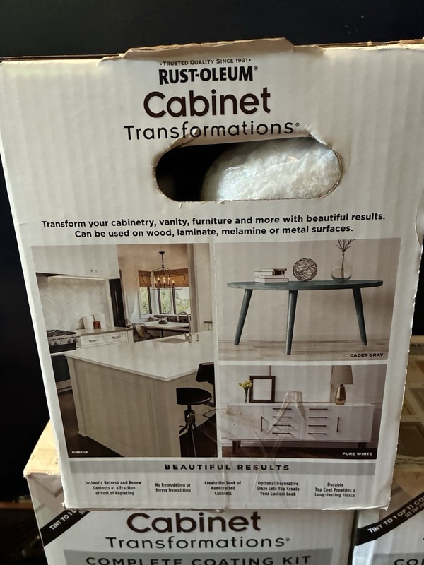 Rust-Oleum Cabinet Transformations Kit Light Tint Base 100 Sq Ft NEW gallery