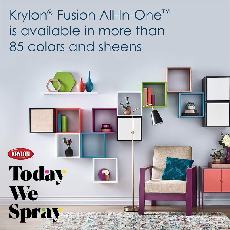 Krylon Fusion All In One Spray Paint 5x stornger 12 Oz, 65+ Colors (Choose your) gallery