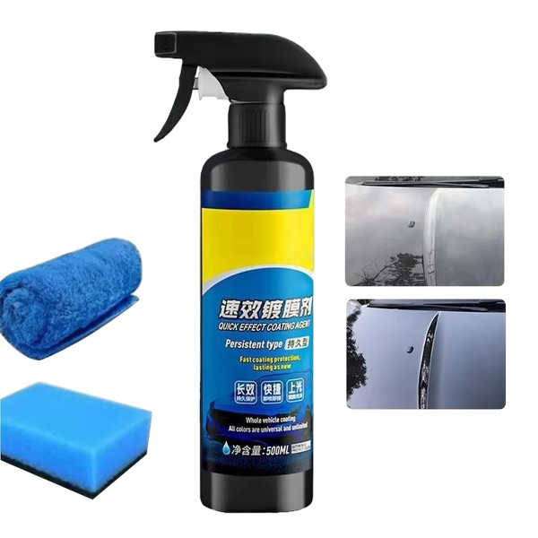 500ML Set Car Coating Spray Protection Quick Car Wax Polish Motorcycle