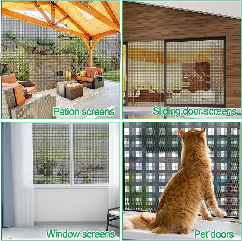 Durable Pet Proof Window Screen Replacement gallery