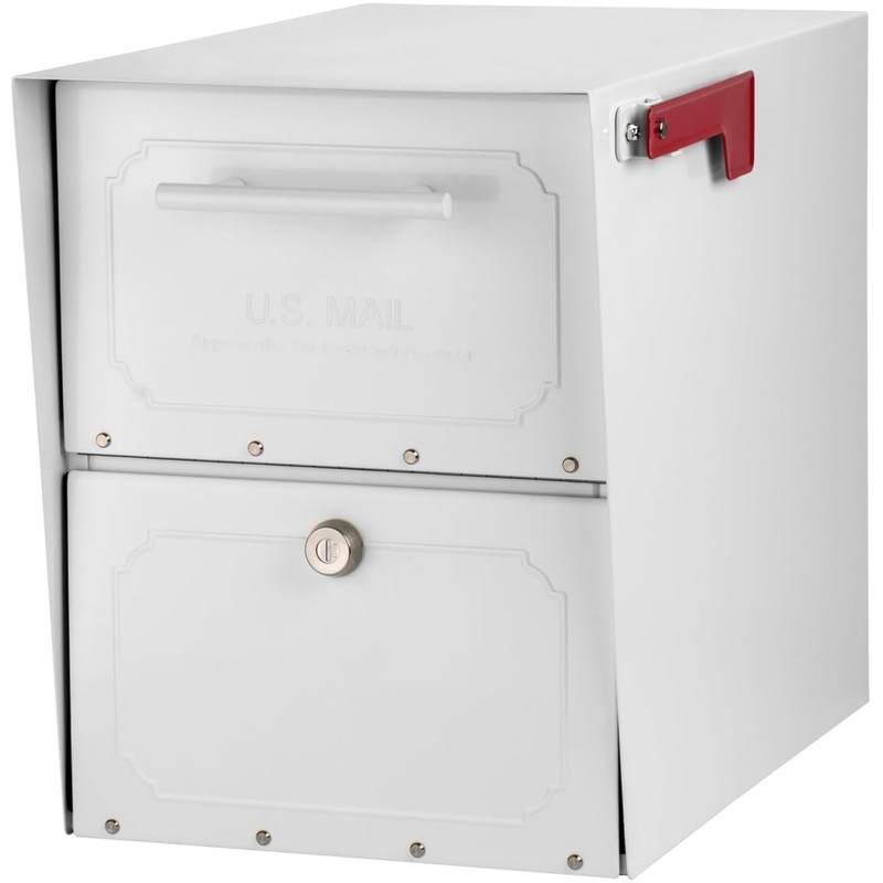 Oasis Classic Post-Mount Mailbox: Large & Weatherproof for Secure Deliveries