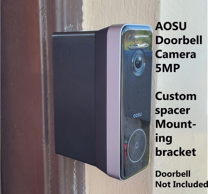 AOSU Doorbell Camera 5MP Ultra Custom Expander Spacer Mounting bracket 0.5″-4″
