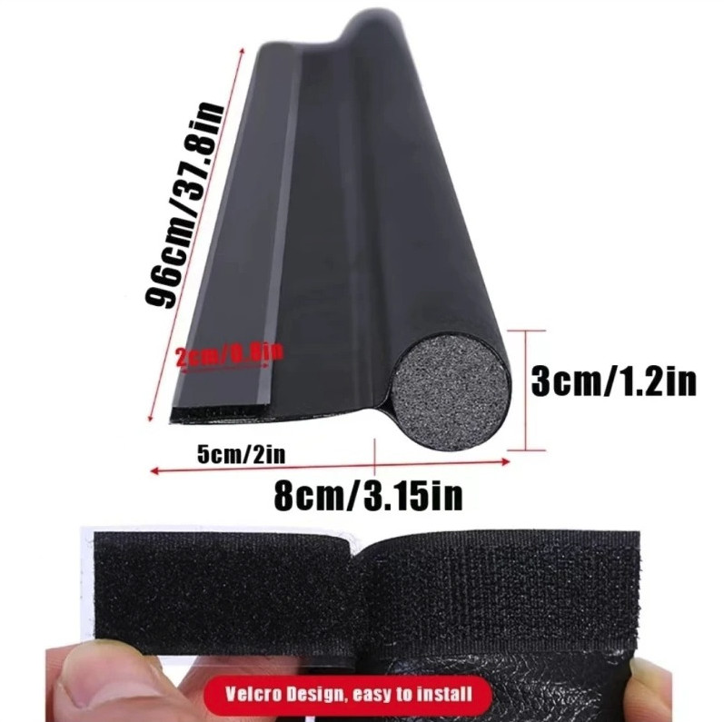 1pc Door Bottom Sealing Strip Draft Stopper Noise Wind Blocker - NEW gallery