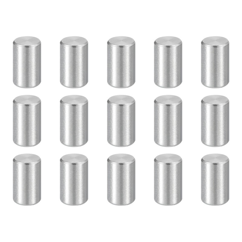 15pcs Dowel Pins M6(6mm) x 10mm Stainless Steel Shelf Support Peg Pin Rod
