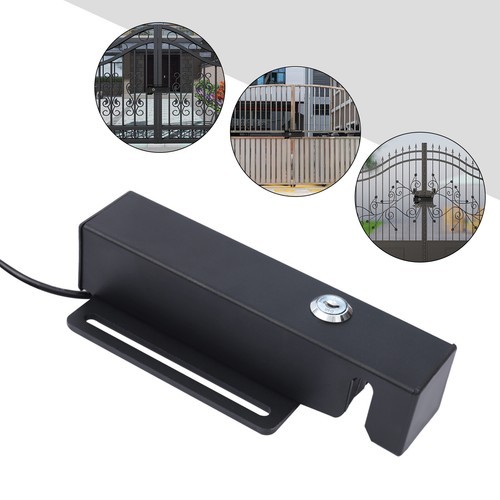 Automatic Electric Gate Lock For Garage Gate Swing Gate Opener DC/AC12-24V gallery