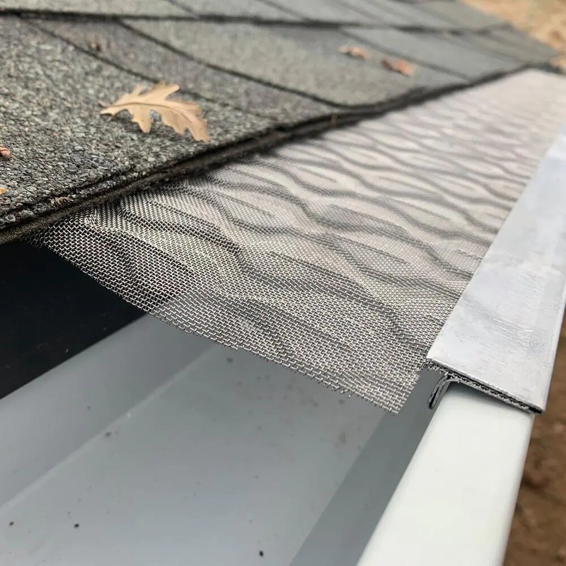 Gutter Guard Flex Fit Stainless Steel Micro Mesh 25-Pieces Equals 75 ft Protect