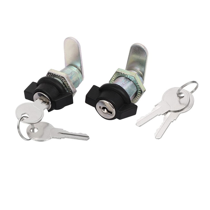 2pcs Cabinet Cupboard Threaded Locking T Handle Cam Locks 18mmx25mm