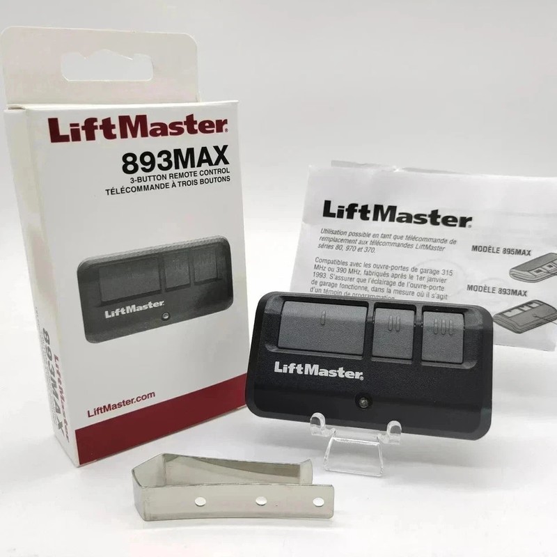 893MAX 3 Button LiftMaster Visor Remote Control Garage Door Opener PACK # 50 gallery
