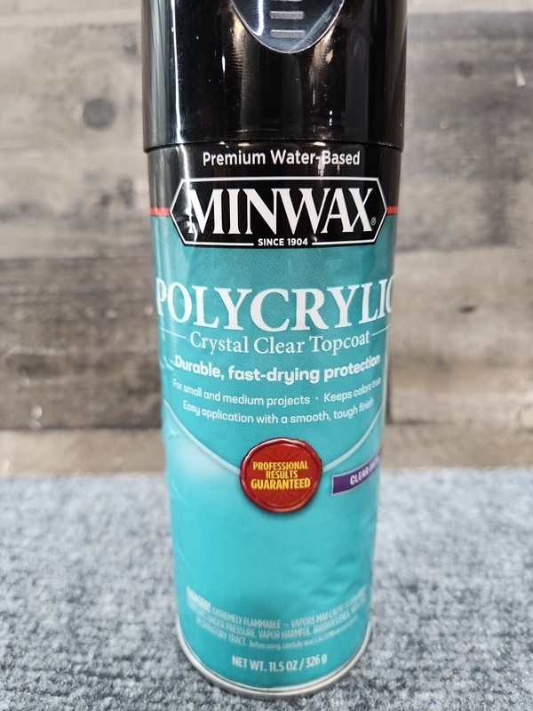 Minwax Water Based Polycrylic Protective Finish Spray Clear Satin 11.5 Oz gallery