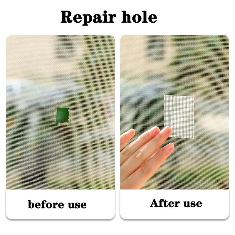 Screen Patch Repair Kit Window Repair Tape Fiberglass Covering Mesh Tool 5*200cm gallery