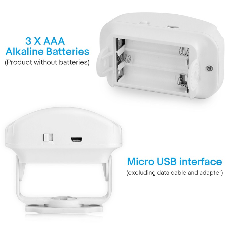 1x Wireless Infrared Motion Sensor Welcome Chime Doorbell Alarm Shop Store Entry gallery