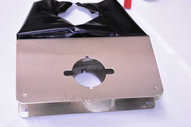 Extended Security Reinforcement Wrap-around Door Plate, Steel NO HARDWARE