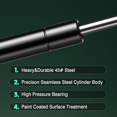 Gas Spring Prop Struts Shock Lift Supports 17 Inches with L Mount for 17in 90lb gallery