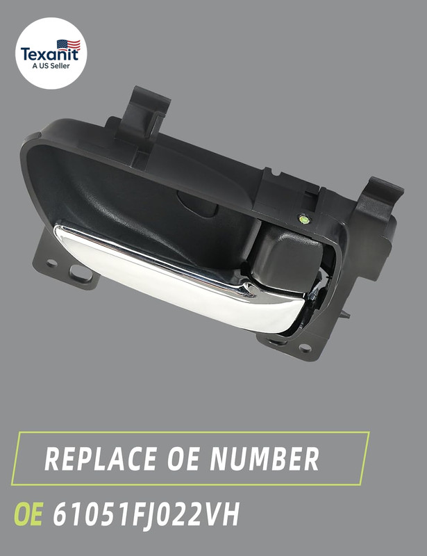 Interior Door Handle Front or Rear Right Passenger Side Compatible with Subaru 2 gallery
