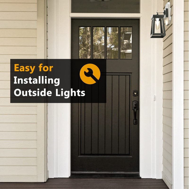 Siding Mounting Kit, Siding Mount Block, Outdoor Light Mounting Block with Bu... gallery