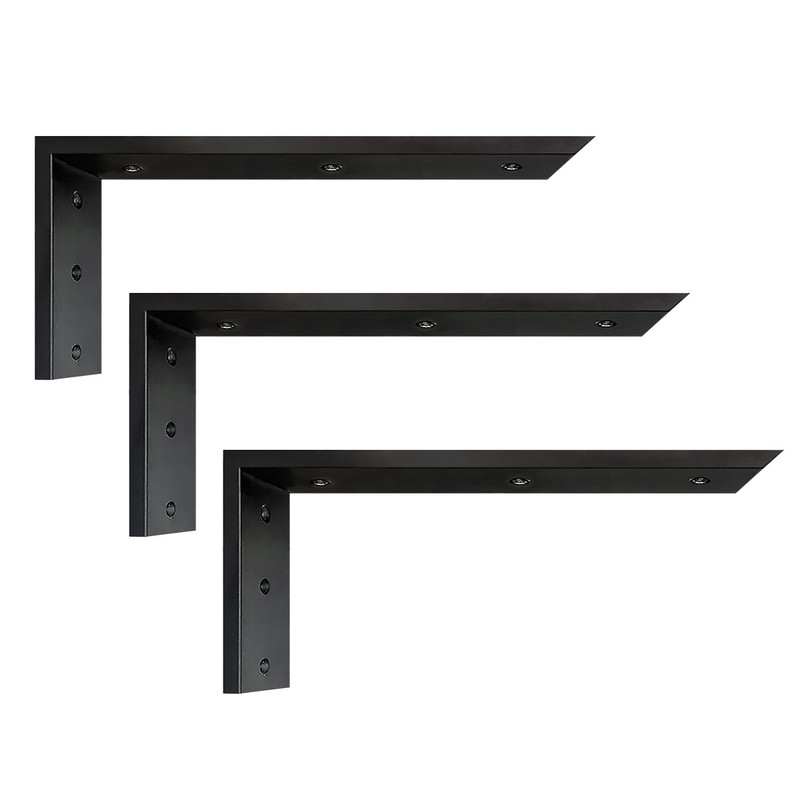 Walwe Countertop Support Bracket 14 Inch 3 Pack Granite Countertop Bracket 14 X