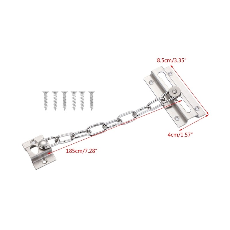 Reliable Door Chain Lock Convenient & Easy to Use Door Chain Lock for Household gallery