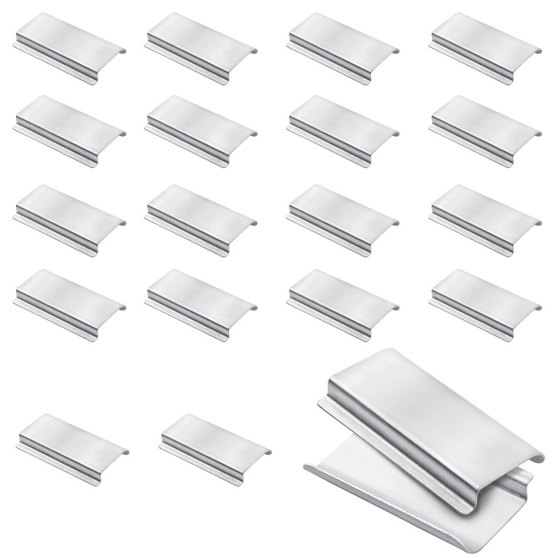 ​​Universal Aluminum Window Screen Pull Tabs  20-Pack Durable UV-Resistant Br...