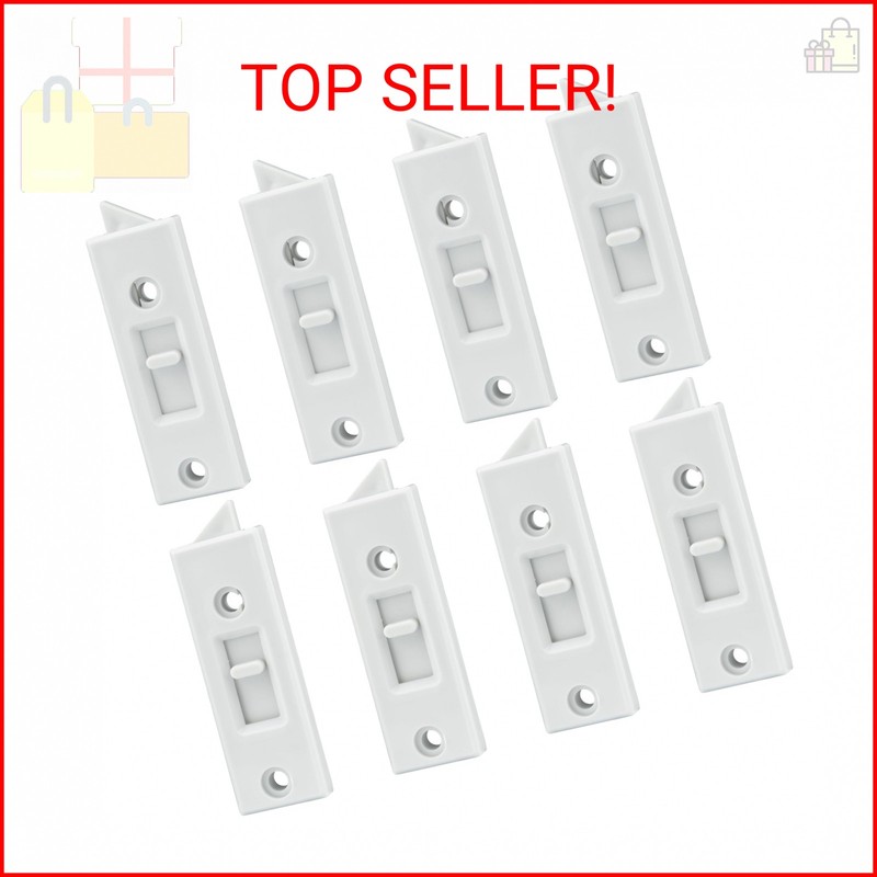 8 Pcs Window Latch Locks Spring Loaded Window Tilt Latch Replacement Part by JPK