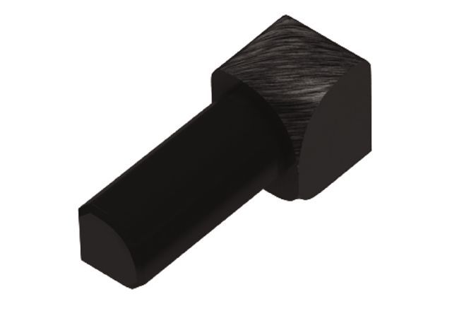 Schluter RONDEC – 3/8″ Inside Corner – Brushed Black – (IV/RO 100 AGSB)