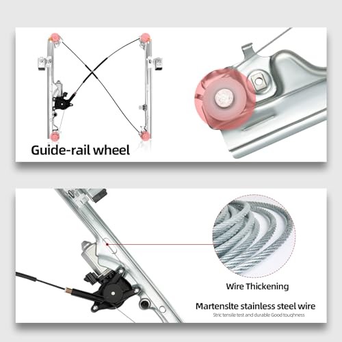 Front Left Driver Side Power Window Regulator Assembly W/Motor Front Left Side gallery