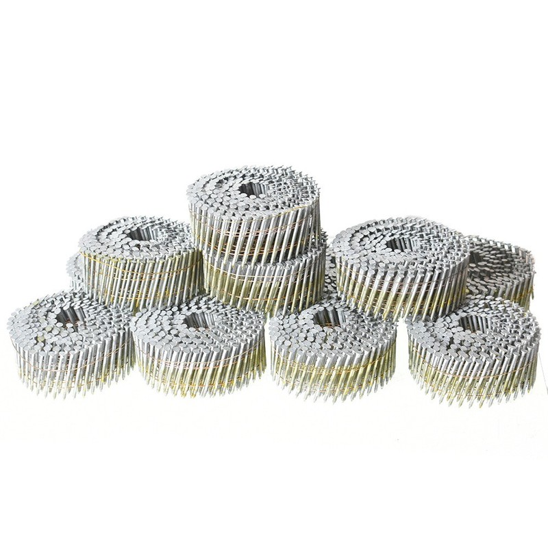 3600Pcs Siding Nails 2-1/4” x .092” 15 Degree Collated Wire Coil Round Head US