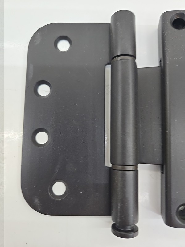 Adjustable Hinge All in One Vertical Horizontal Hinge Outswing Door Matte Black gallery