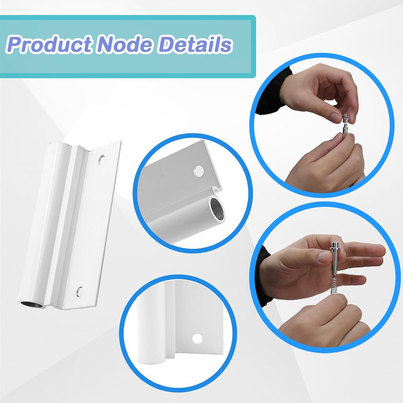 Lower Screen Door Hinge Leaf Replacement Kit for Andersen, Croft, EMCO Storm/Scr gallery