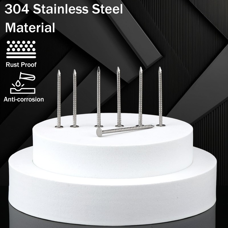 Tandefio 2 Pounds Box 1-1/2 Inch Siding Nails 304 Stainless Steel gallery
