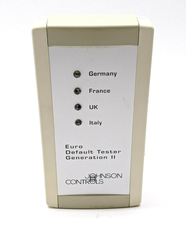 Johnson Controls Euro Default Tester Generation II Funktionstest 2010