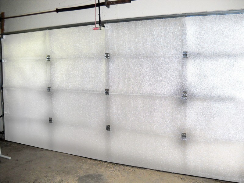 2 CAR GARAGE DOOR WHITE REFLECTIVE INSULATION KIT (2FT X 90FT) GDK KIT 10MM R12