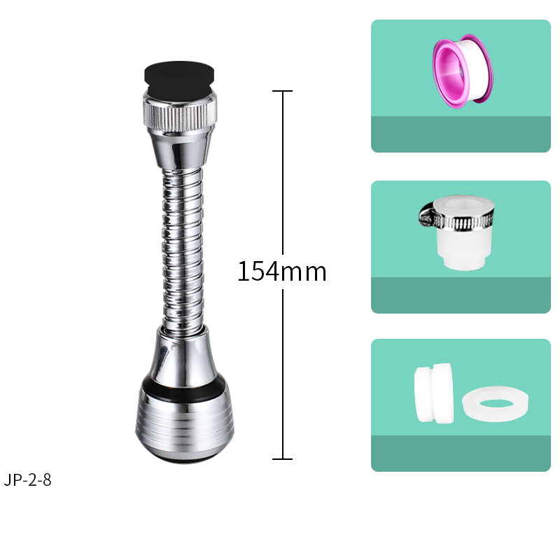 360° Swivel Kitchen Tap Head Bubbler Water Saving Faucet Extender Sprayer New