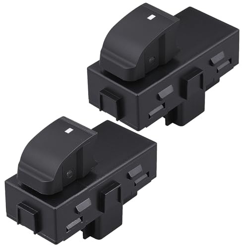 2 Pcs Passenger Power Window Switch Control Button, Fit for 2008-2011 Chevy