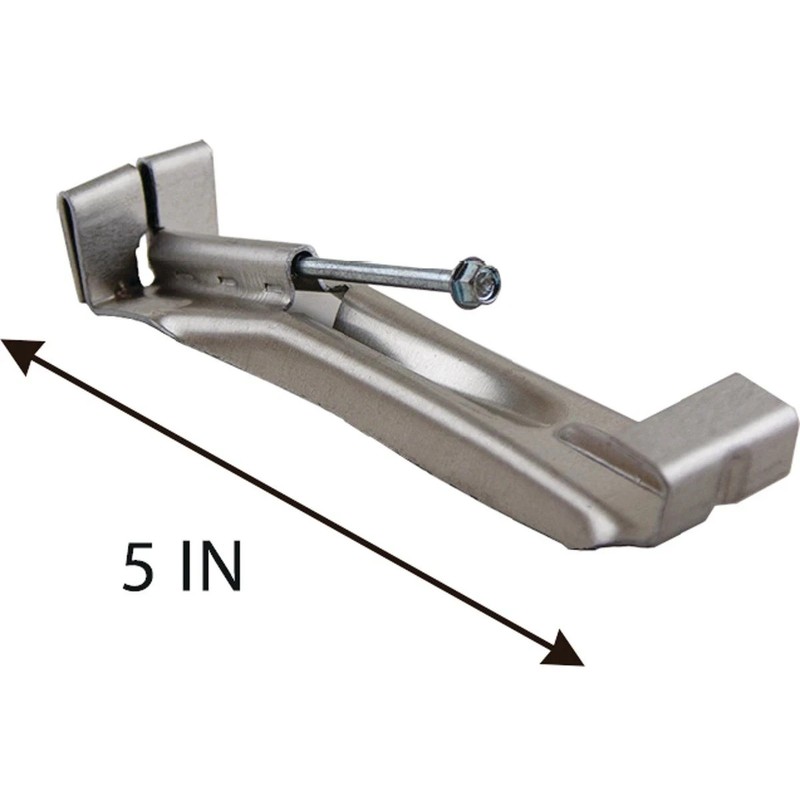Spectra Hidden Gutter Hanger Brackets w/Screws Aluminum 5" K Style, (BOX 132) gallery