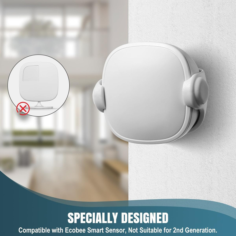 Wall Mount Compatible with Ecobee Smart Sensor, 2 Pack Smart Sensor Wall Holder gallery