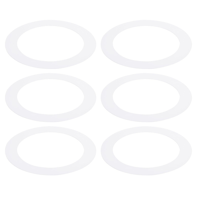 Patikil Goof Rings For 6-8 Inch Recessed Can Lighting Down Light 6 Pcs Metal