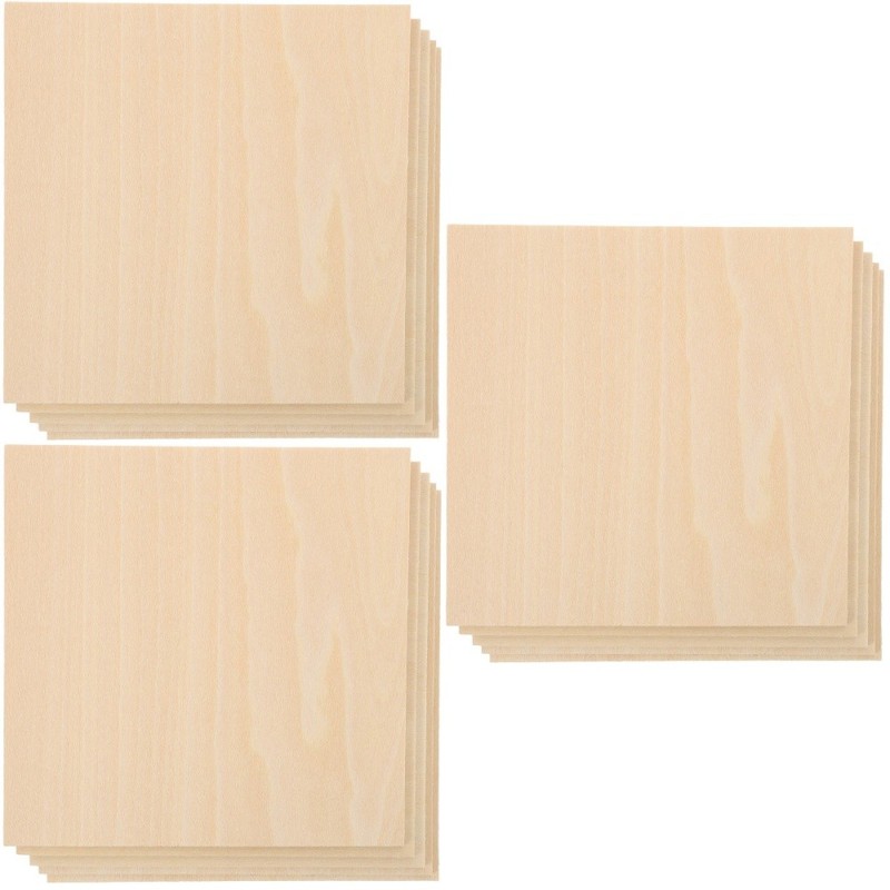 3 Count Model Building Supplies Wood Piece Decoration Planks for Crafting