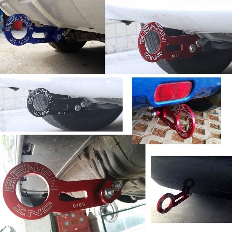 Rear Tow Hook Towing Hook Universal JDM Bumper Quick Release for Car Truck gallery