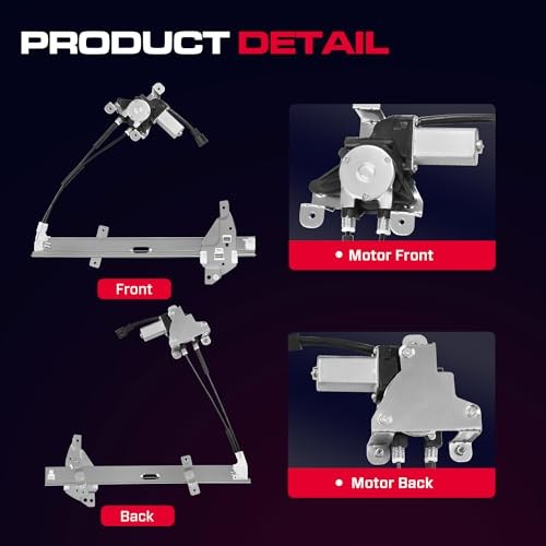 Front Passenger Side Power Window Regulator with Motor (2 Front Passenger (RH) gallery