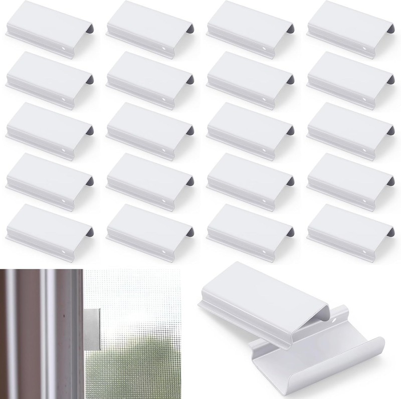 40 Pcs Window Screen Pull Tabs Window Screen Spline Channel Pull Lift Tabs Al... gallery