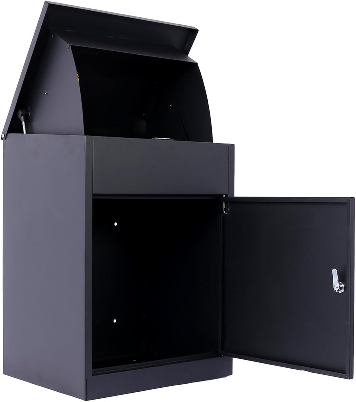 Package Delivery Box for Outside, Deck Boxes Outdoor Extra Large Mailbox Lockabl
