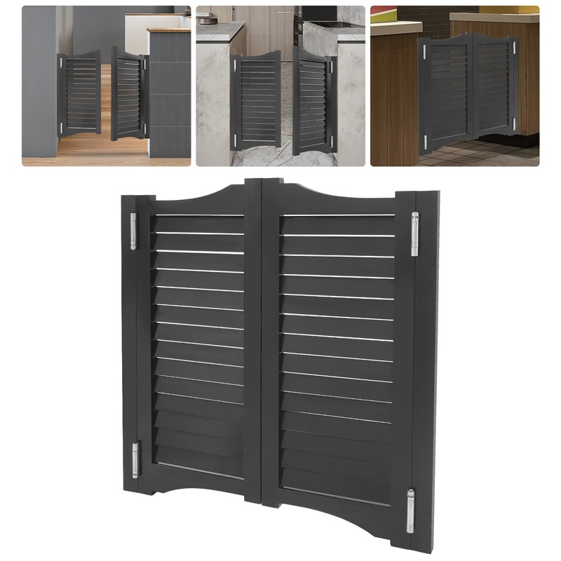 Modern Pine Wood Double Partition Door, 90??90 cm for Home or Shop